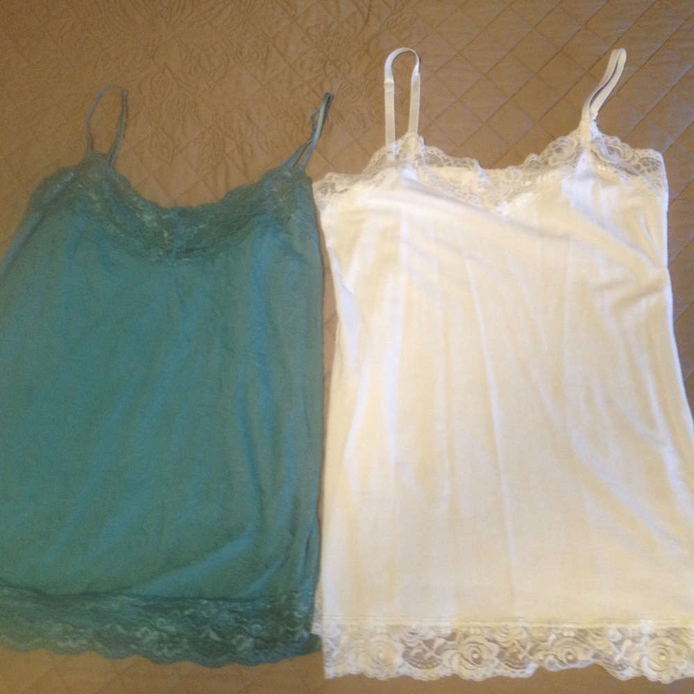 Lace camisoles (2)  GUC